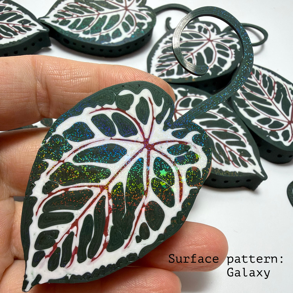 Green Anthurium Double Sided